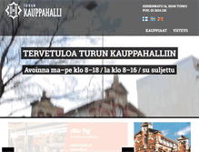 Tablet Screenshot of kauppahalli.fi